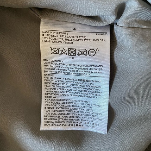 Banana Republic Gold Sequin Dress Size 4 - Picture 6 of 6